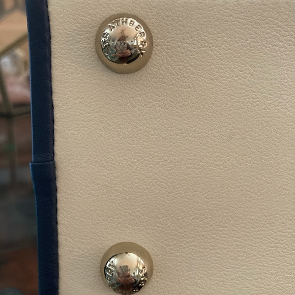 Strathberry Navy, Red, and White Tote Bag - Picture 12 of 16